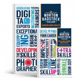 Brochure design for a college in Bath