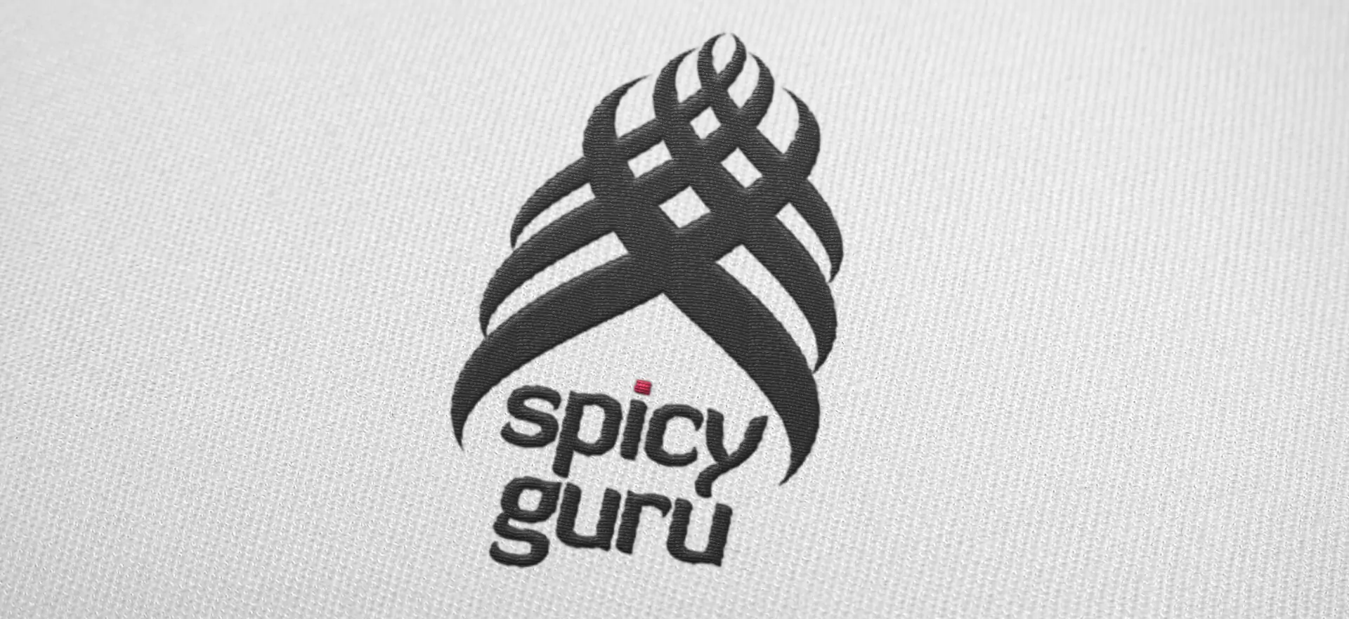 Spicy Guru embroidered logo