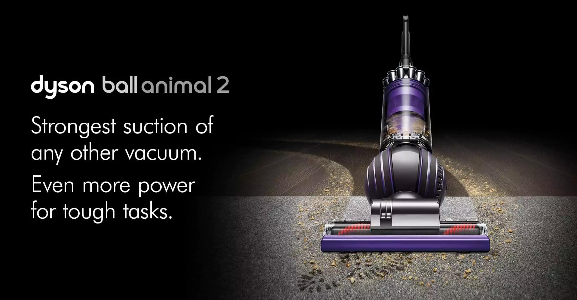Dyson uprights Animal 2 campaign image