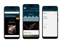 The Box website mobile design