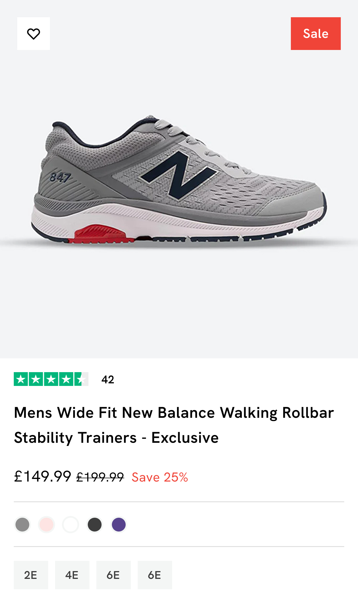 Wide Fit Shoes new Shopify website design product cards