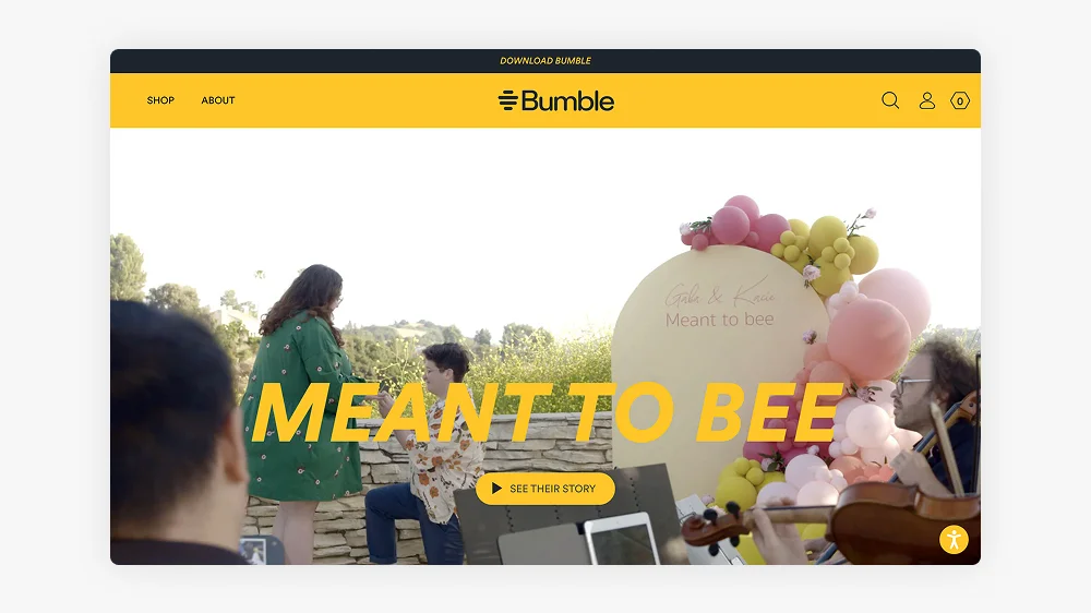 Bumble Shopify Website Design