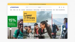 Decathlon Shopify Website Design