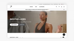 Gymshark Shopify Website Design