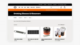 Harley-Davidson Shopify Website Design