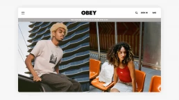 Obey Clothing Shopify Website Design