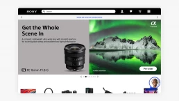 Sony Shopify Website Design