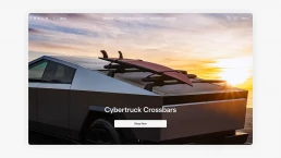 Tesla Shopify Website Design