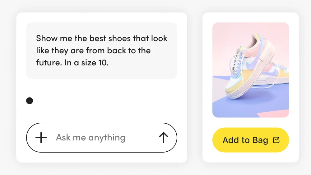 Agentic search product logos to visualise agentic store on Shopify