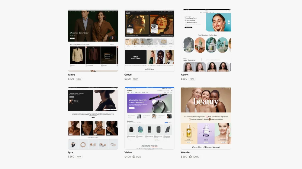 Shopify Premium themes