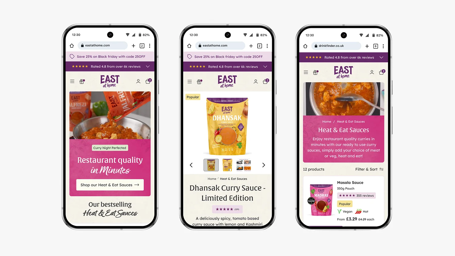 UK eCommerce Awards 2026 East at Home Shopify redesign