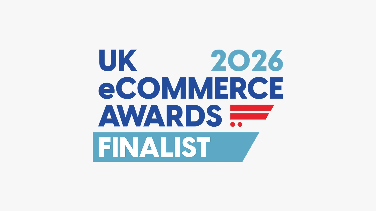 UK eCommerce Awards 2026 Finalist badge